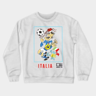 Italia 74 / Vintage Faded-Style Football Design Crewneck Sweatshirt